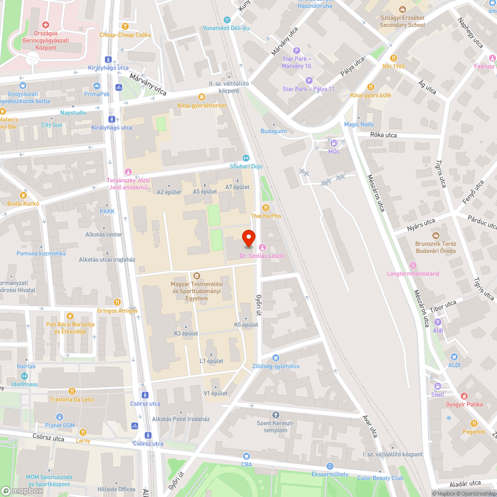 Elhagyott autók bejelentés helye