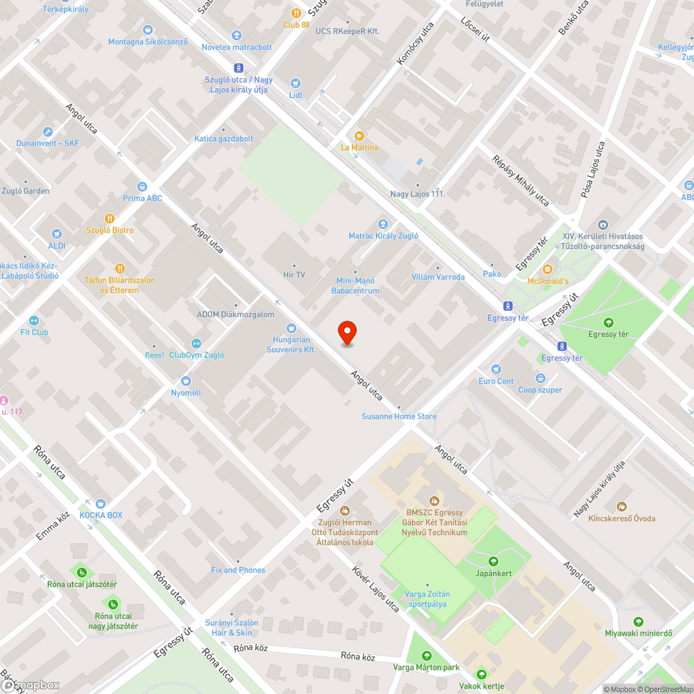 Durva bűz Angol utcai üres telek mellett bejelentés helye