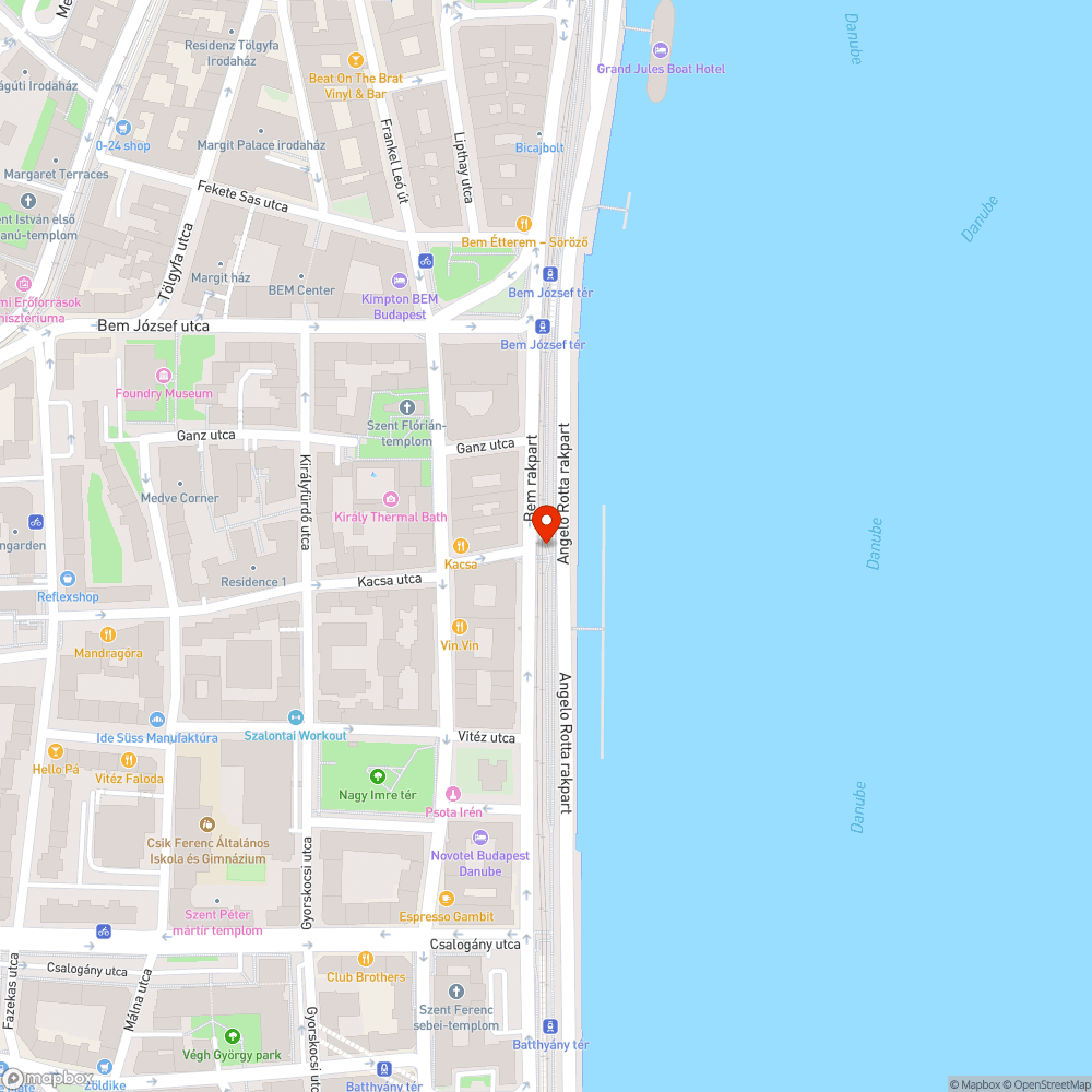 Otthagyott kövek bejelentés helye