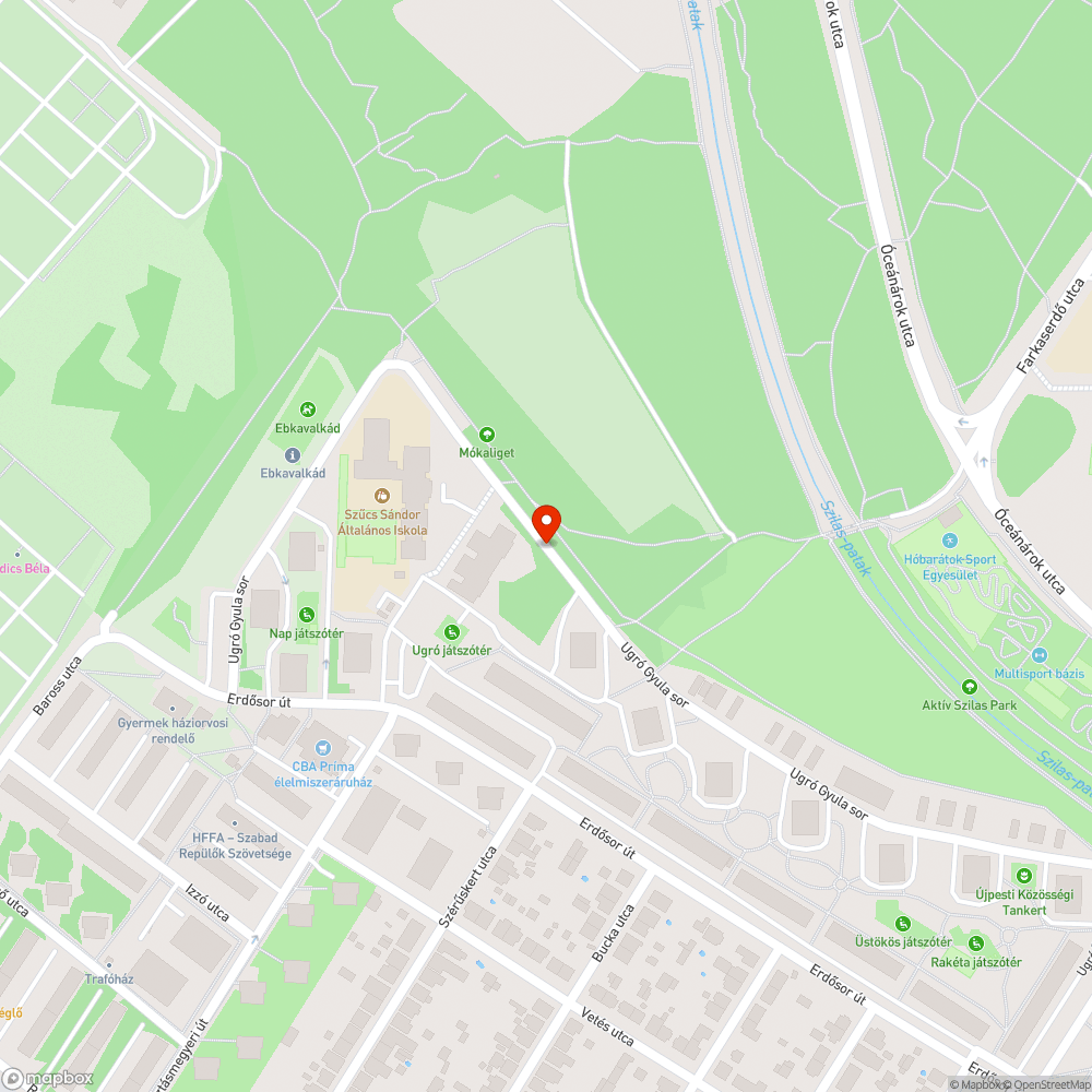 Ugró Gyula sor kátyú bejelentés helye