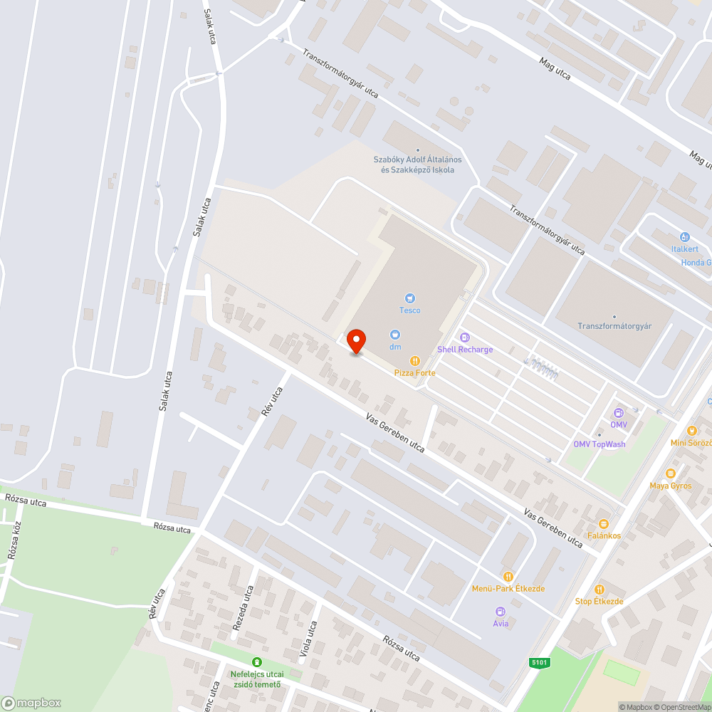 Szemetes sétány, elhunyt csirketetem bejelentés helye