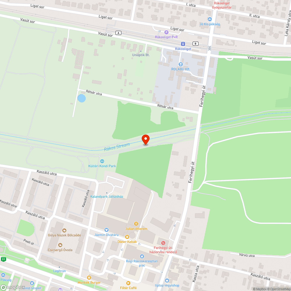 Patakba nem illő tárgyak bejelentés helye