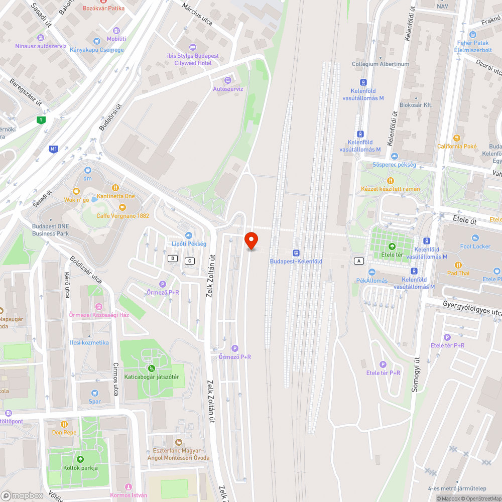 Összefirkált térkép bejelentés helye