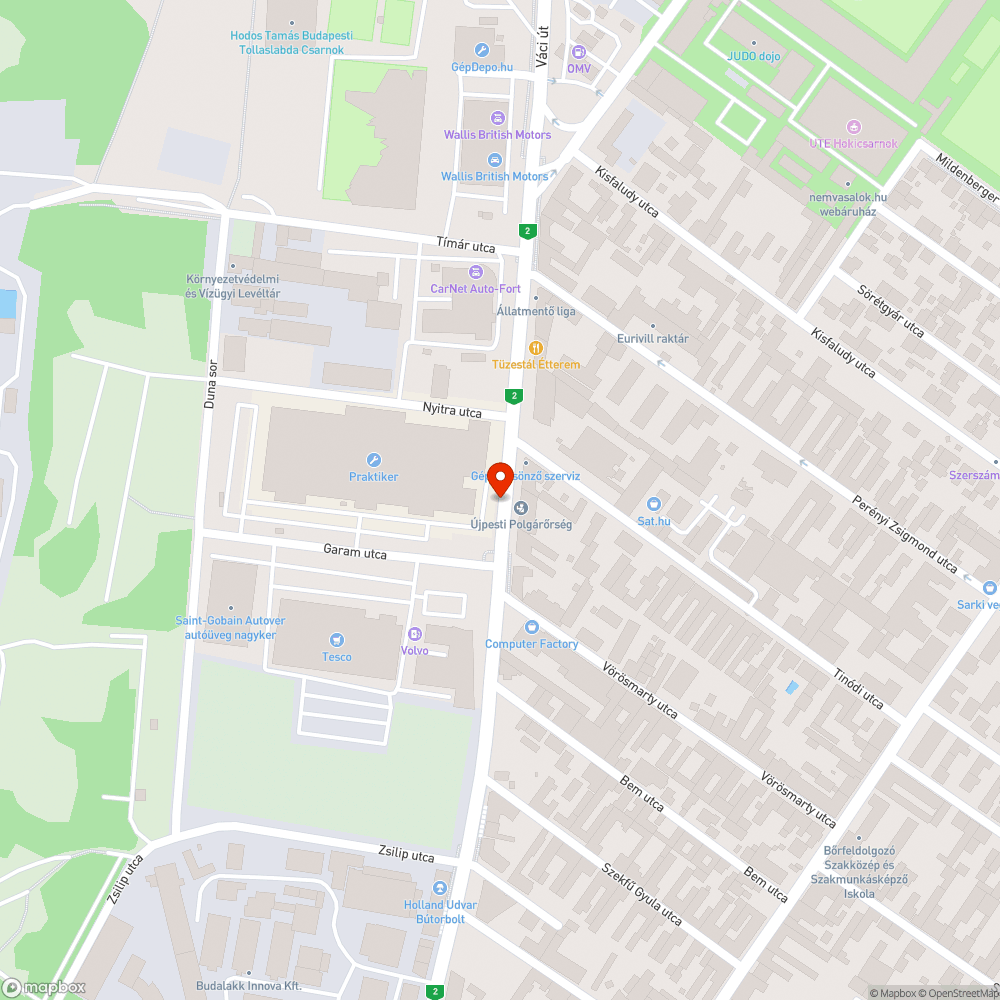 Megszűnt az utcaseprés? bejelentés helye