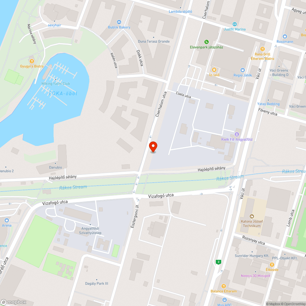 Szemét az angyalföldi Cserhalom utcában és a Vizafogó utca környékén bejelentés helye