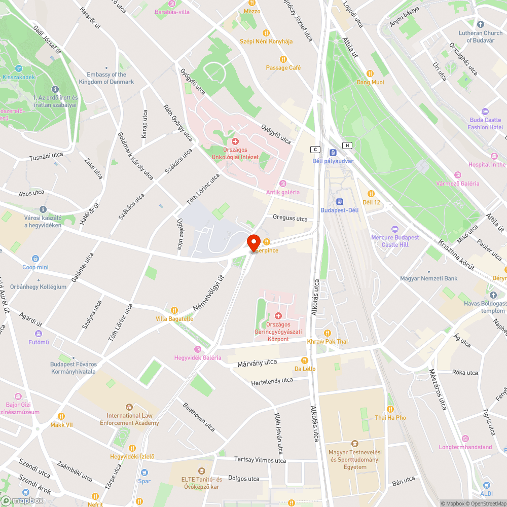 Eltömődött folyóka bejelentés helye