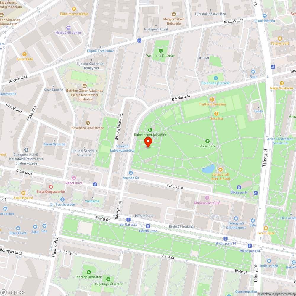 Bikás park, játszótér: hiányzó rugók a trambulinokból bejelentés helye