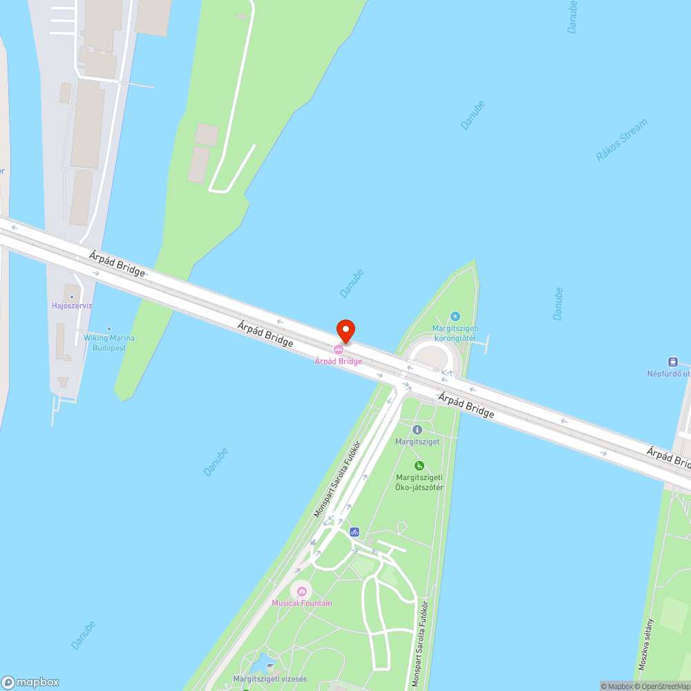 Lótrágya az Árpád hídon bejelentés helye