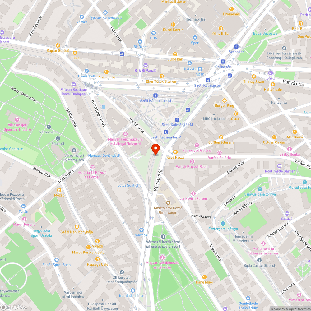 Zsák szemét lóg a fán a Széll Kálmán téri alagútnál bejelentés helye