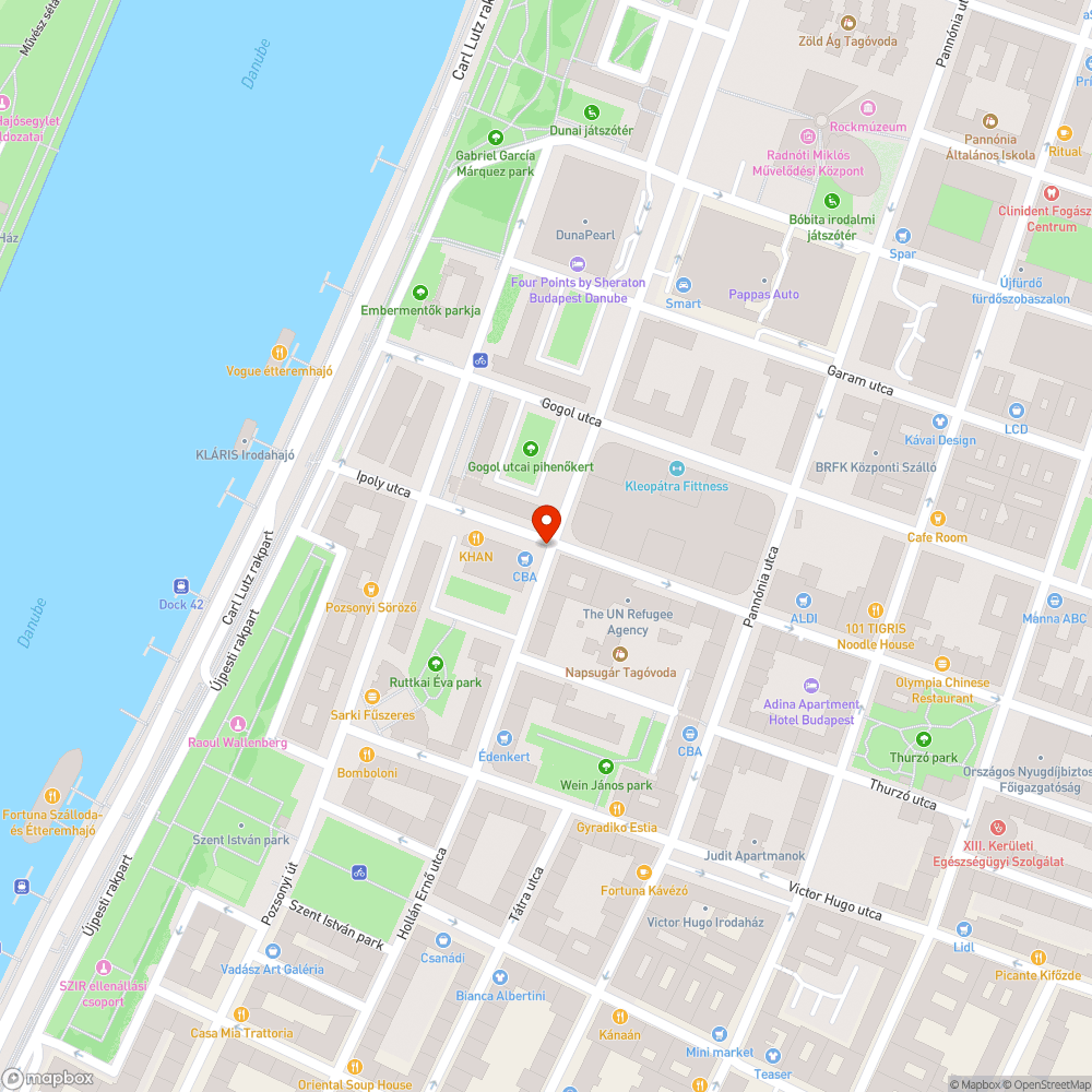 Hiányzó tetejű parkolásgátló oszlop a Kárpát utca-Ipoly utca sarkán bejelentés helye