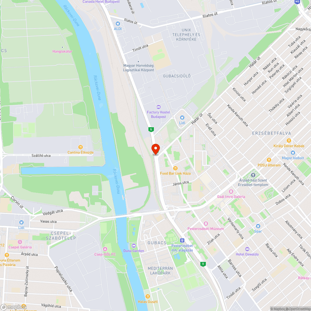 Takarítatlan Határ út Helsinki út kereszteződés bejelentés helye