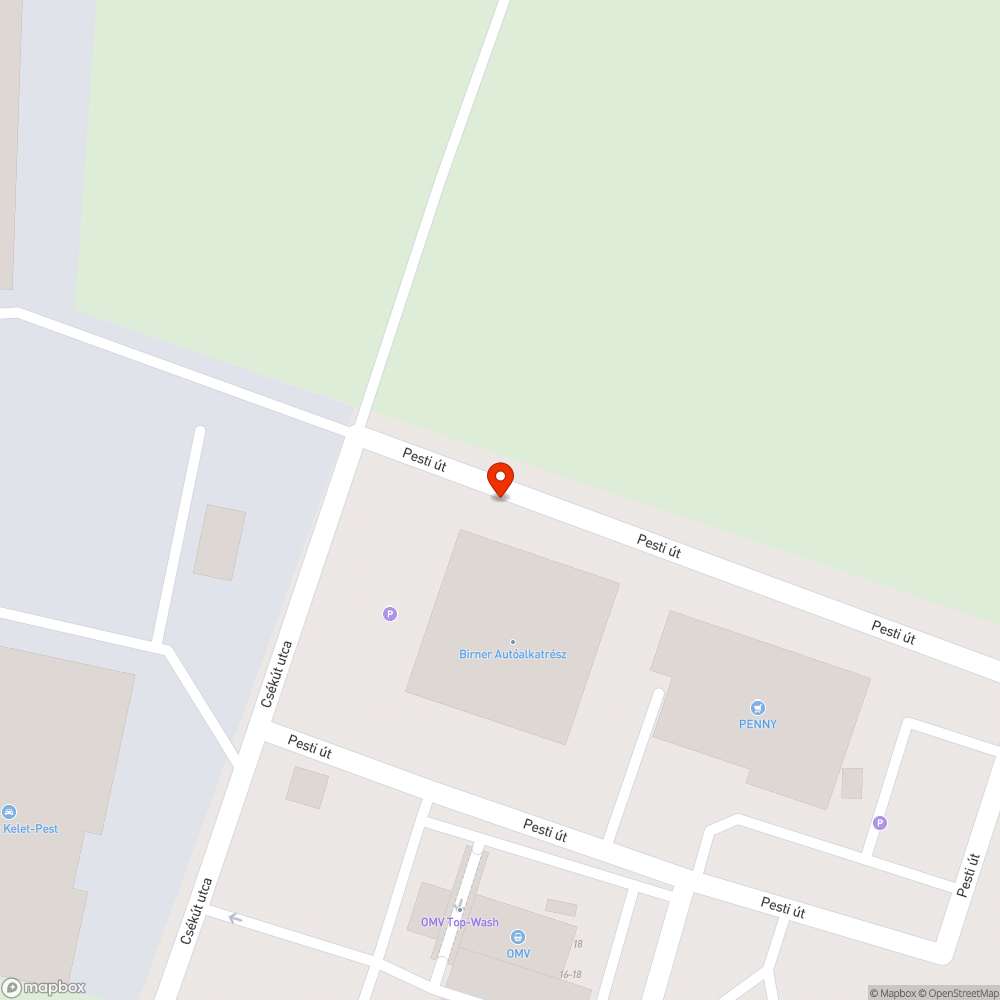 Gátló bejelentés helye