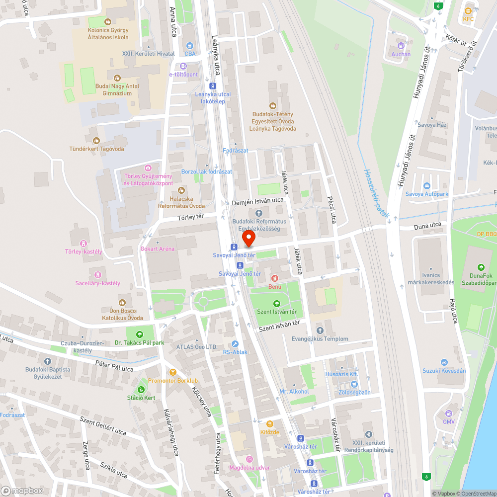 Megsüllyedt csatorna bejelentés helye