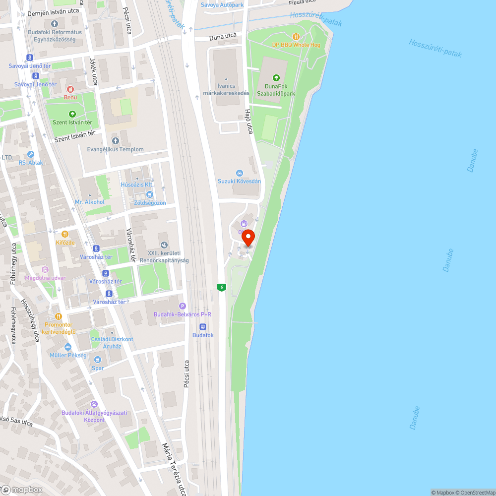 Hibás kerékpárút bejelentés helye