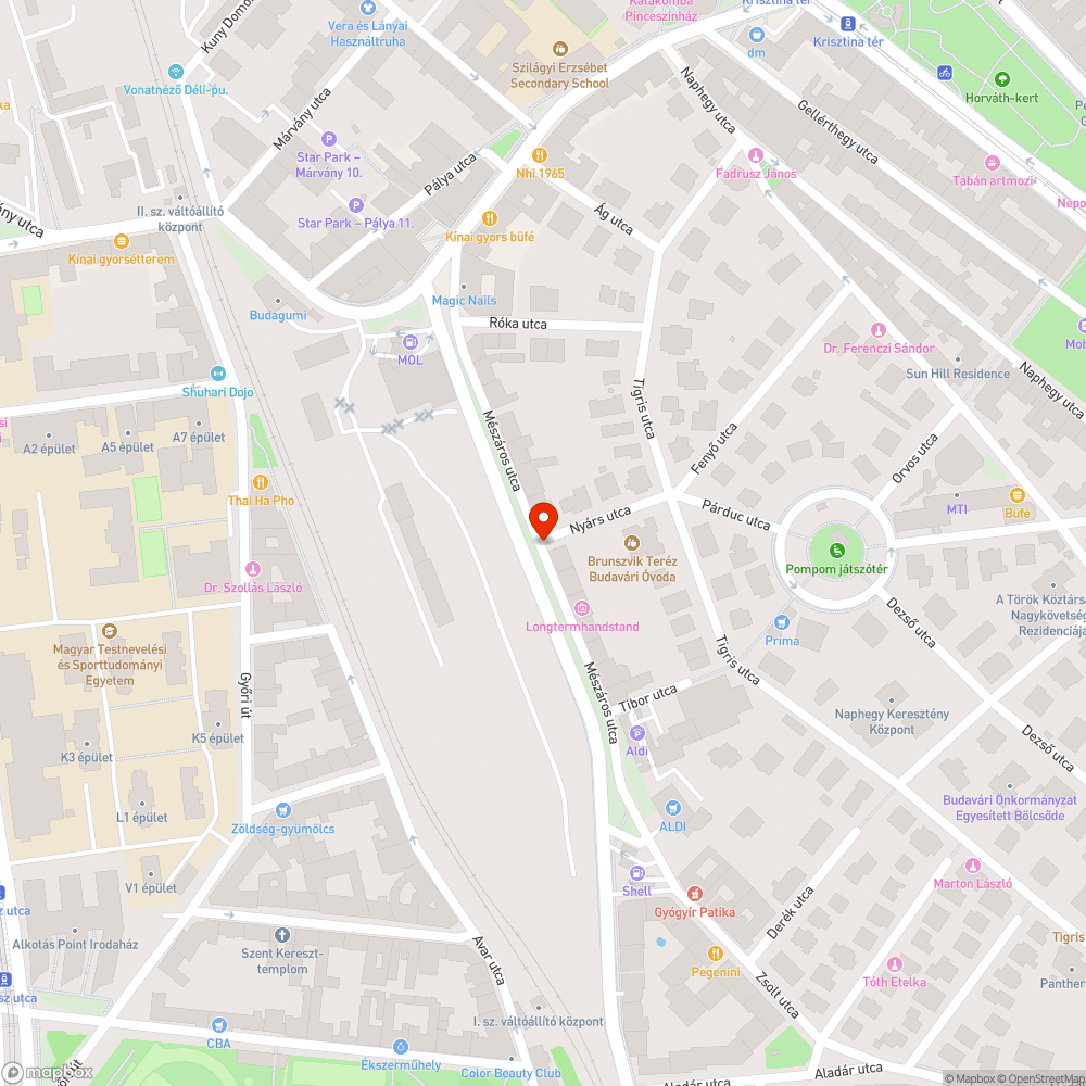 sérült járdaszegély bejelentés helye