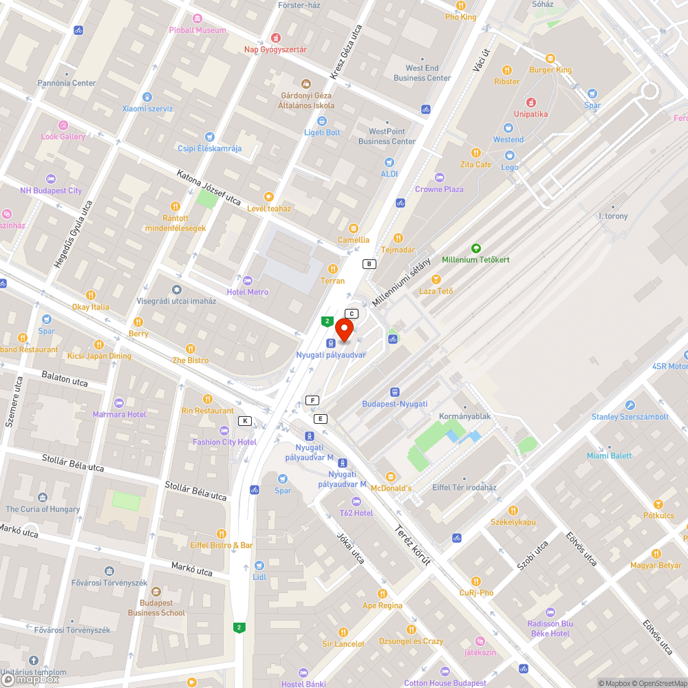 Tájékoztatók az M3-as vonalon bejelentés helye