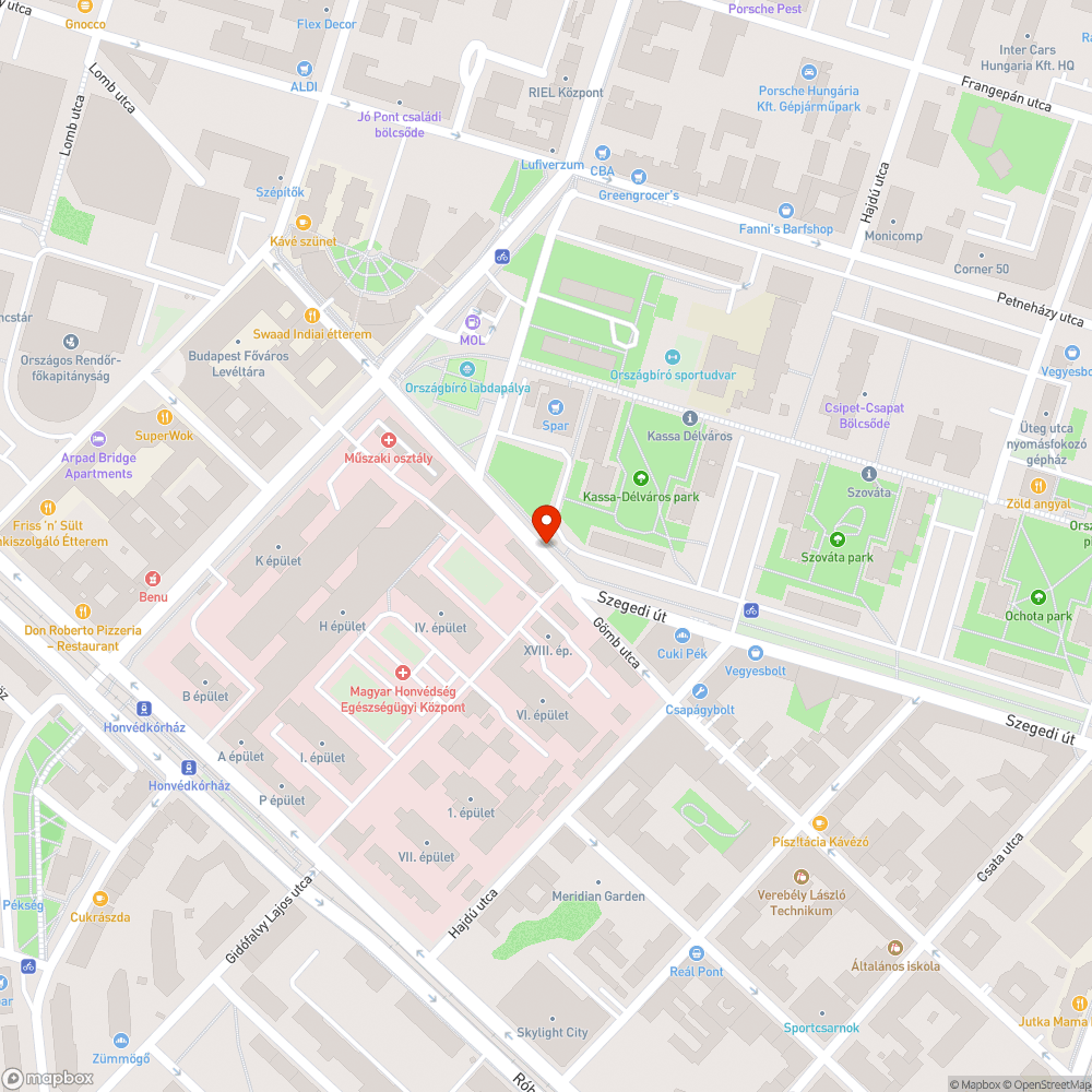 ("baleset veszélyes") gyalogos járda / kerékpár út kereszteződés + megsüllyedt burkolat bejelentés helye