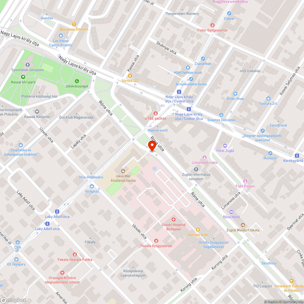 kátyú bejelentés helye