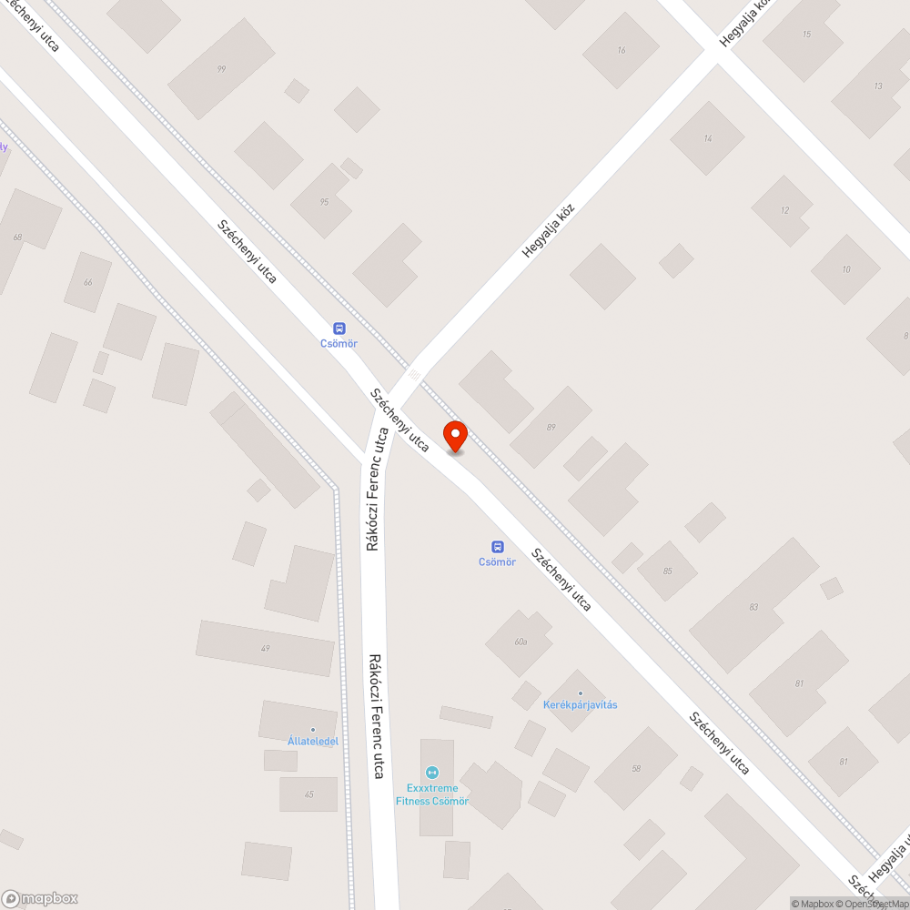 Nehézen megközelíthető megálló bejelentés helye