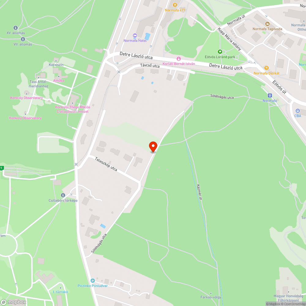 Illegális szemétlerakás zöldfelületen bejelentés helye