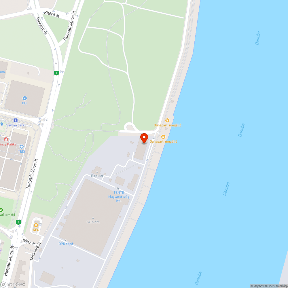 Illegális szemétlerakóként használt zöldterület bejelentés helye