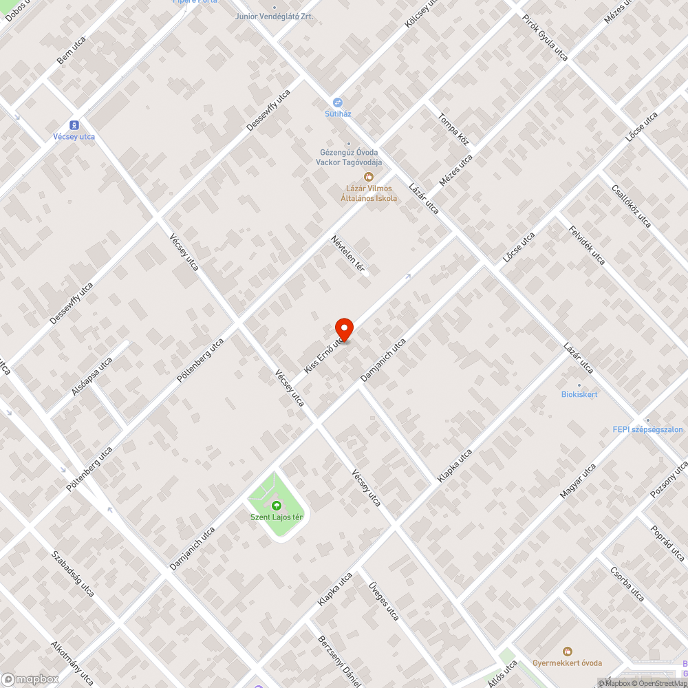 Csapadékvíz elvezető fedlap balesetveszélyes bejelentés helye