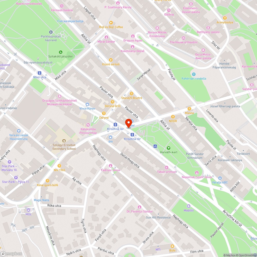 Gerilla marketing bejelentés helye