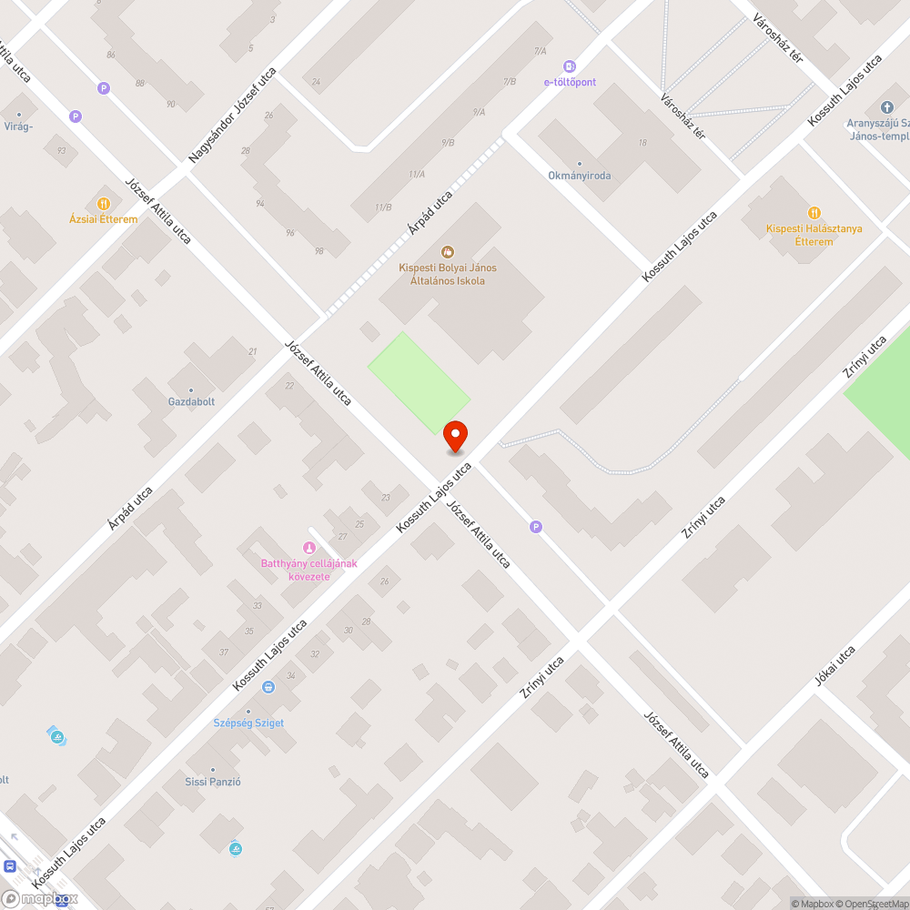 Kidőlt tábla a lakótelepen bejelentés helye