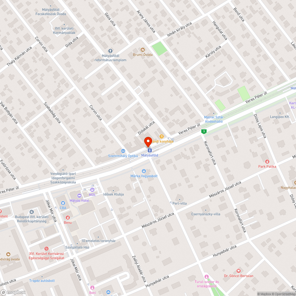 Karcos, firkás váró bejelentés helye