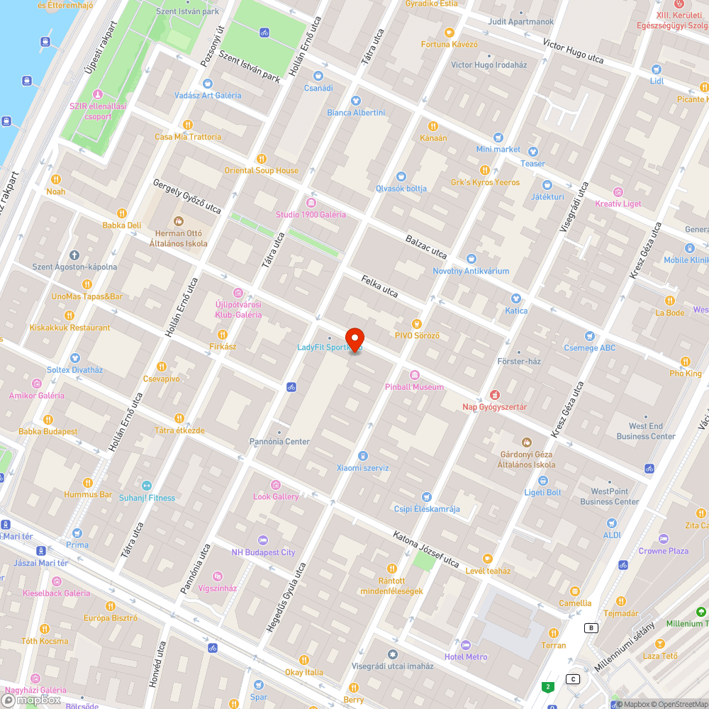 Legrafitizett parkolóautomata bejelentés helye