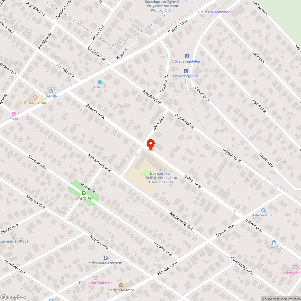 Hol a hév? - Szabadságtelep H bejelentés helye