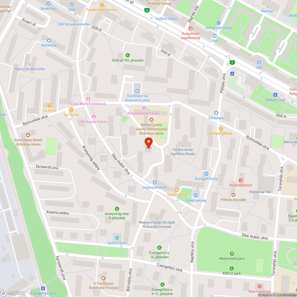 Gazdátlan szemét az iskola mögött bejelentés helye