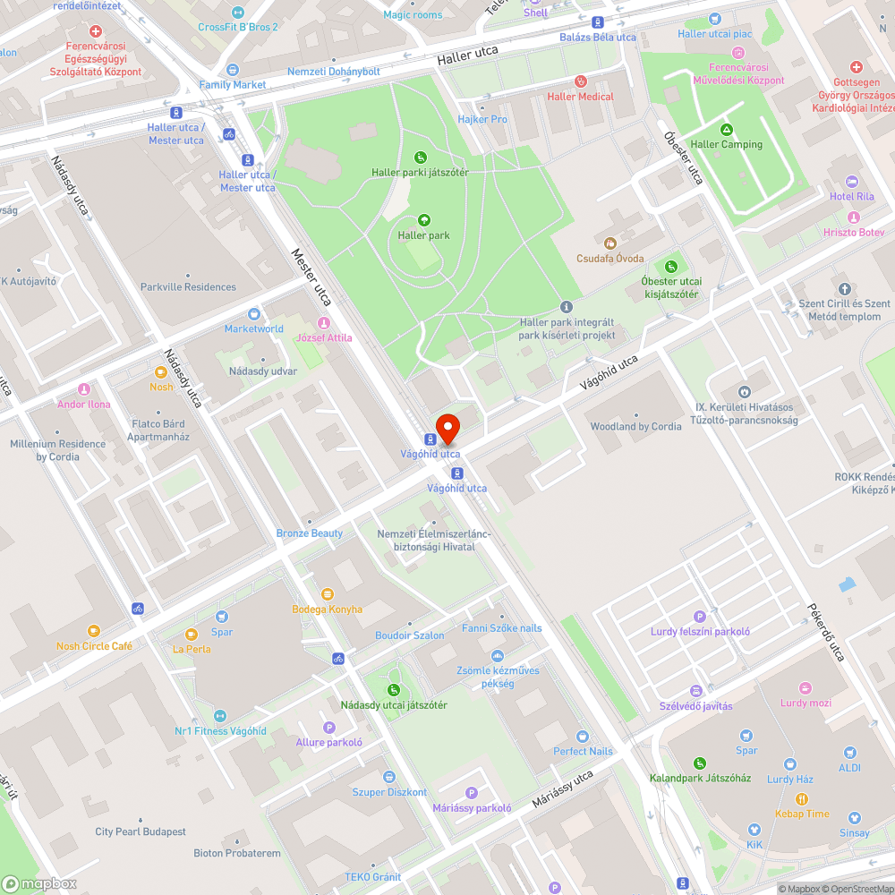 Keskeny járda szakasz bejelentés helye