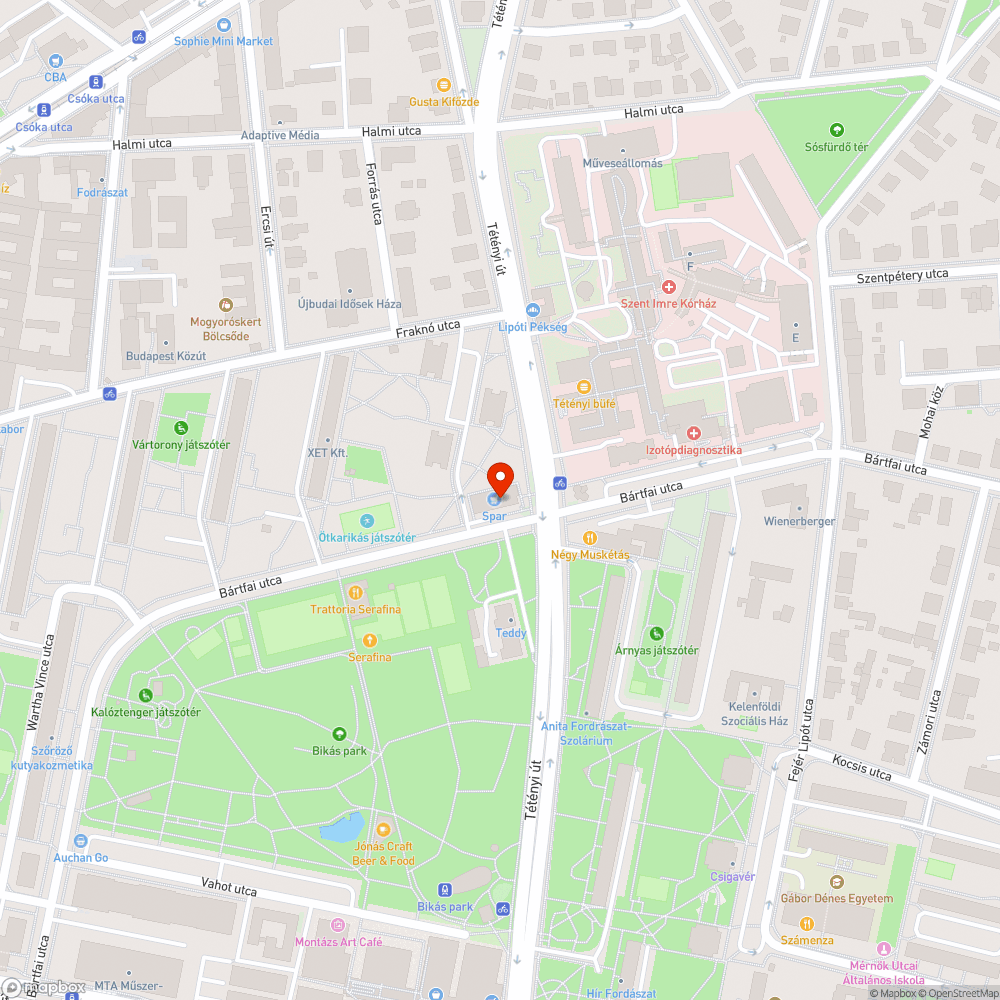 Beszakadt csatorna bejelentés helye