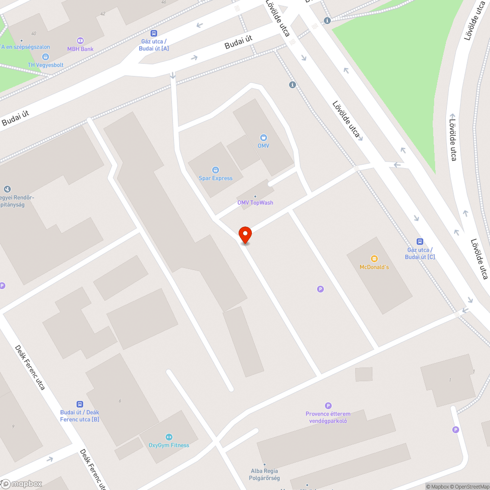 szép nagy árok az úttesten bejelentés helye