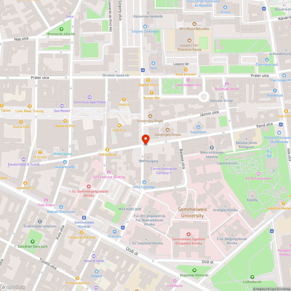 Elhagyott autó bejelentés helye