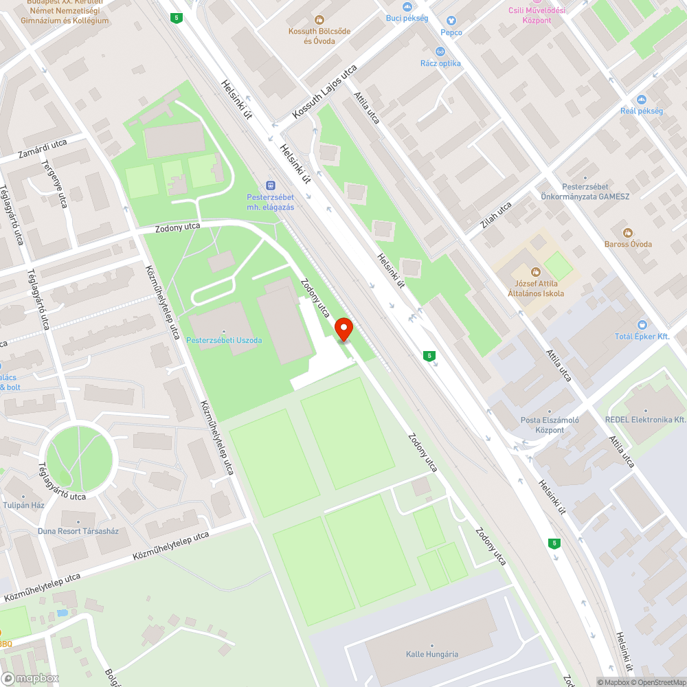 Összefirkált trafóház bejelentés helye