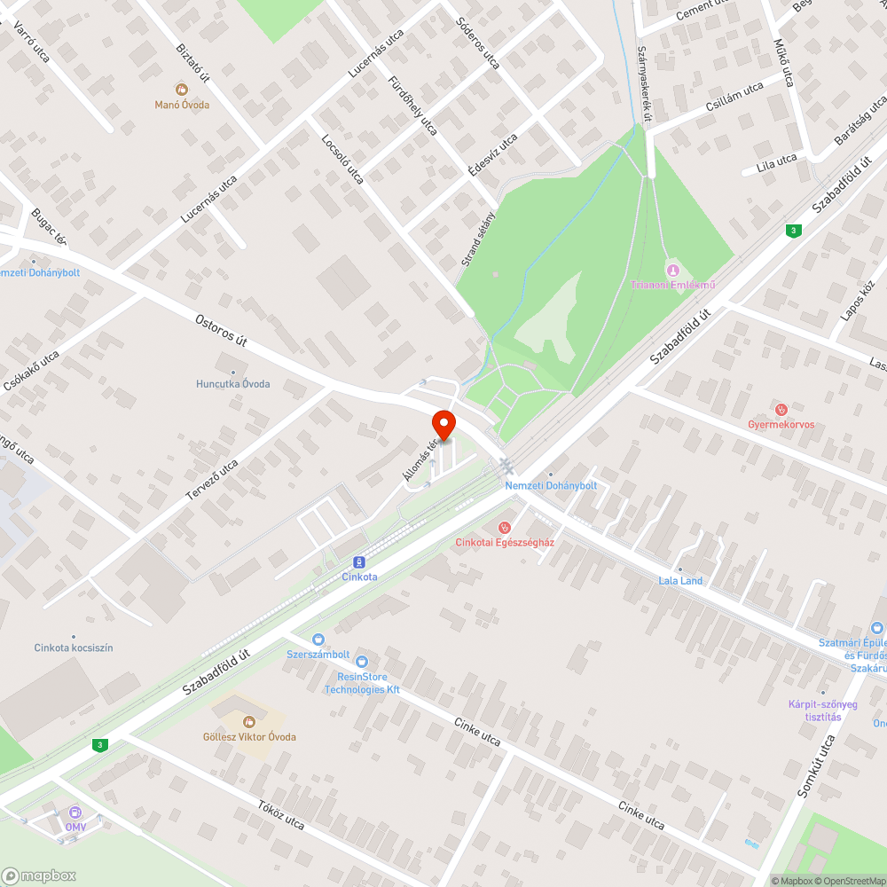 Graffitis huzat a héven bejelentés helye