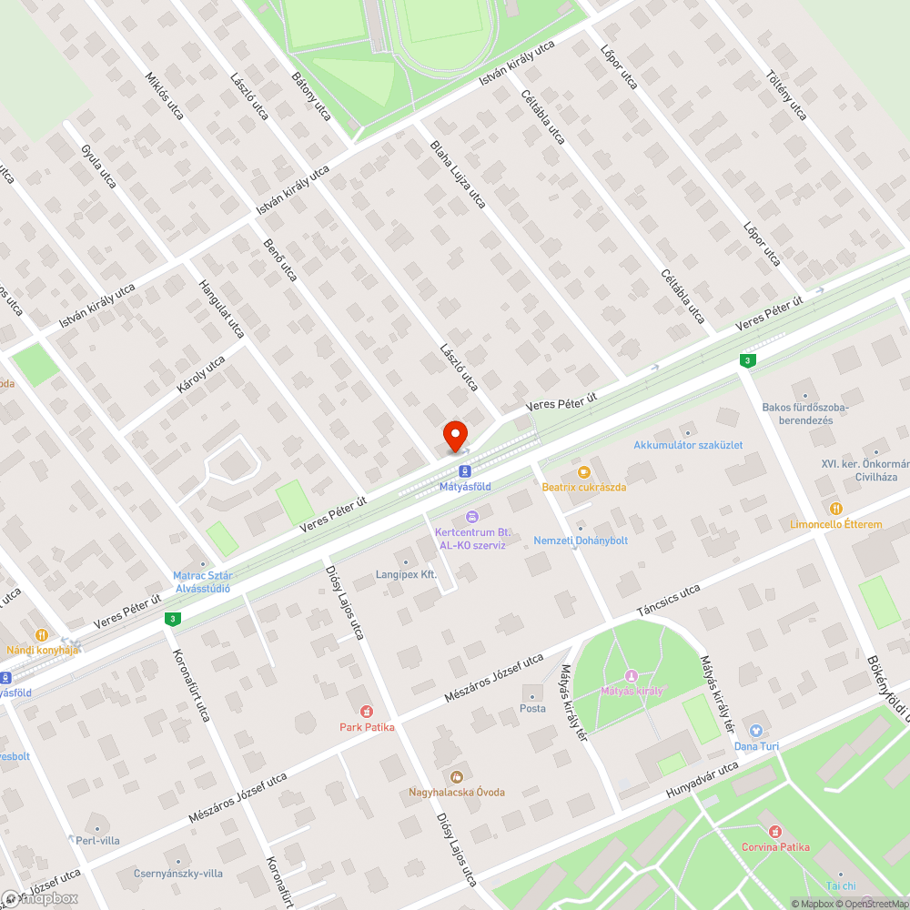 Gödröcske bejelentés helye