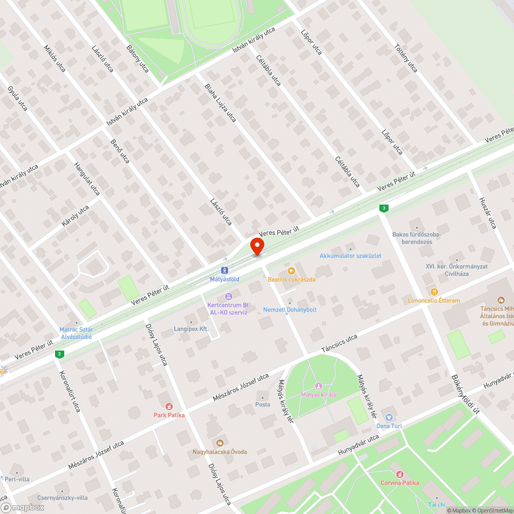 Szemetes HÉV állomás bejelentés helye