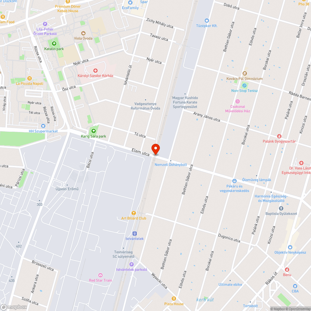 Szemét a Szerencs utcai vasúti átjárónál bejelentés helye