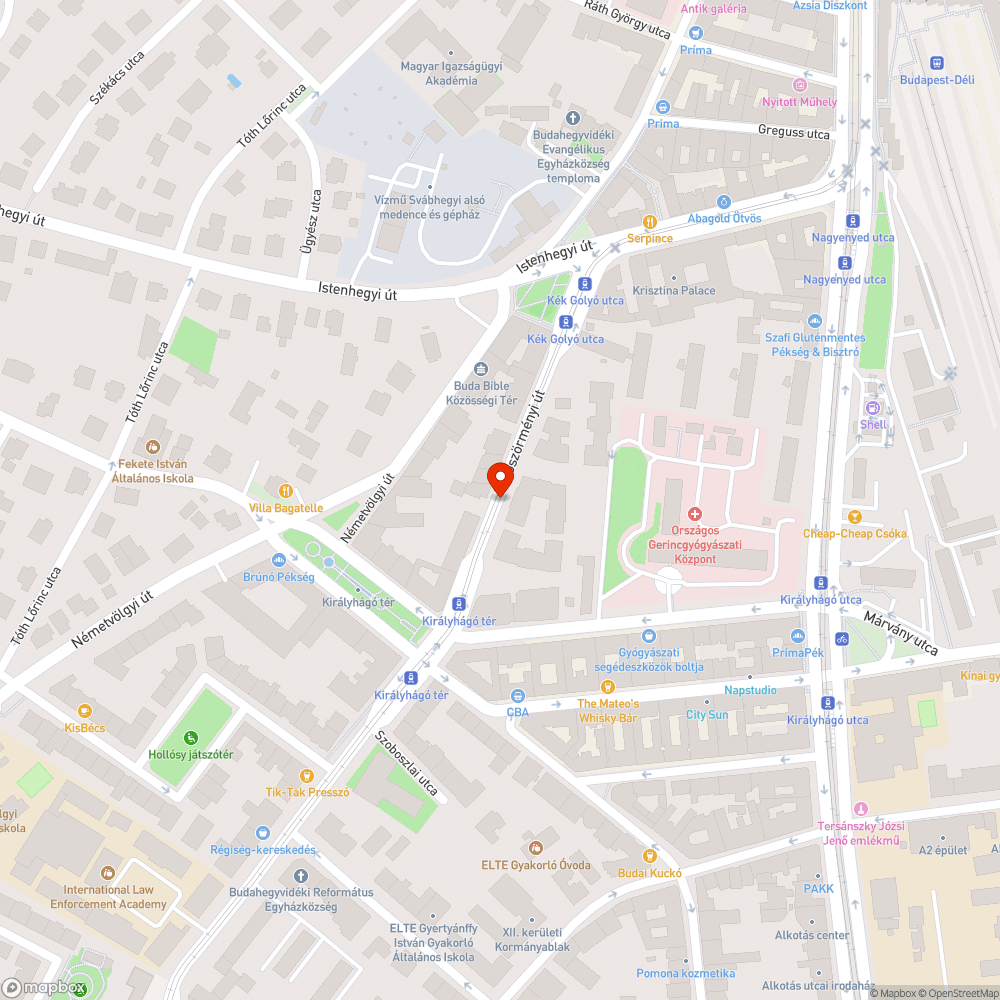 Eltömődött víznyelő csapadékcsatorna bejelentés helye