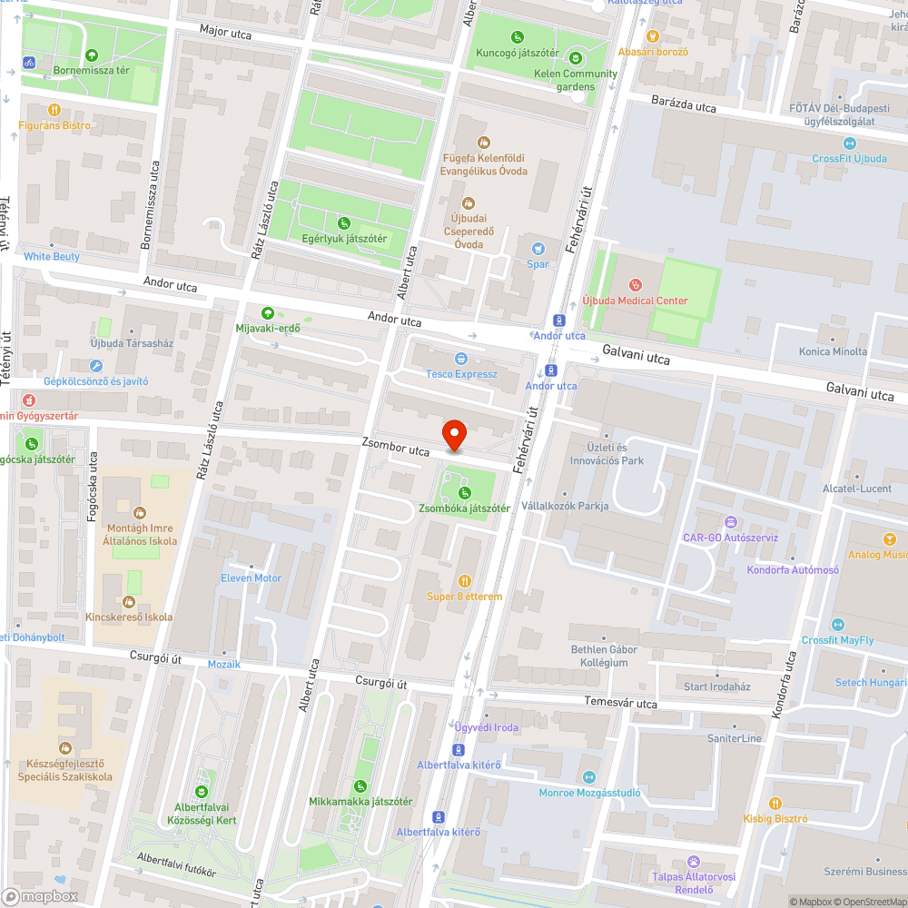 Hiányzó, letört szemetes bejelentés helye