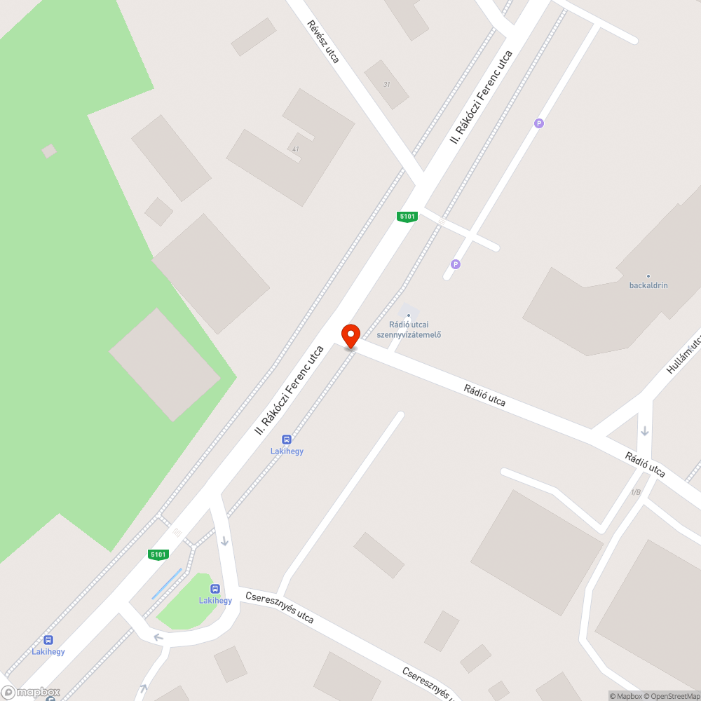 Nagy kátyú a kereszteződésben bejelentés helye