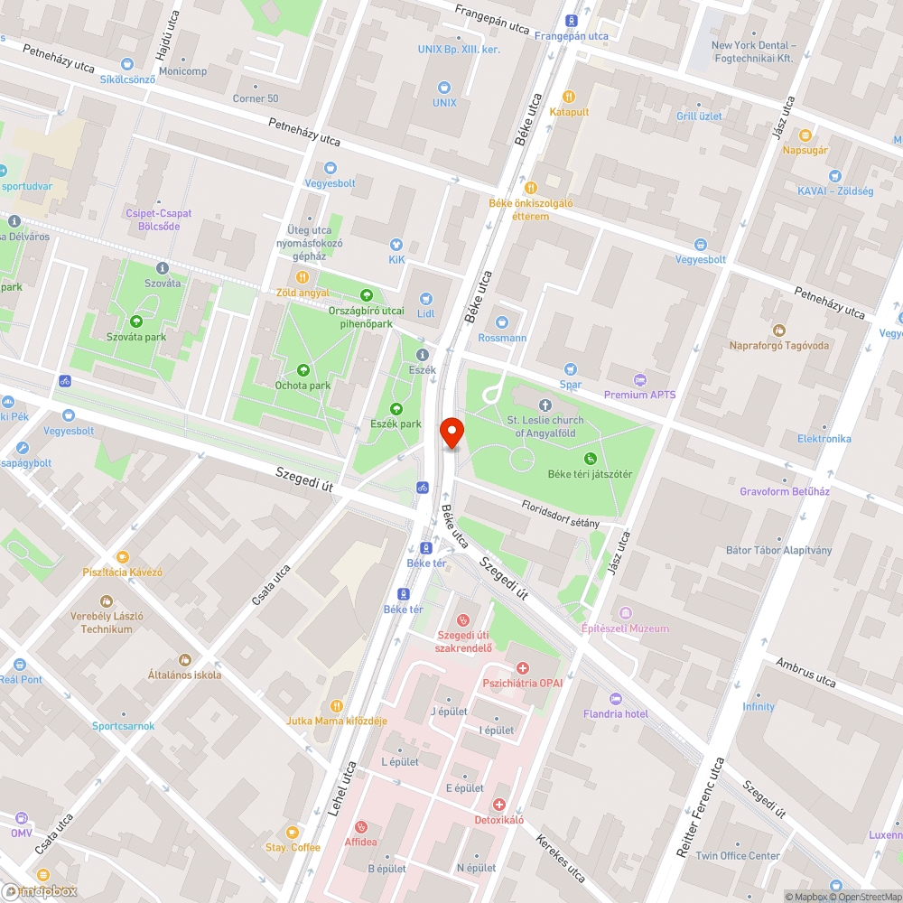 Mozgó aknafedö bejelentés helye