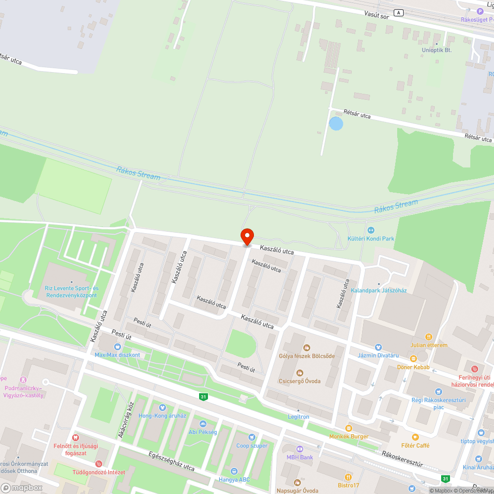 Illegális szemét lerakás bejelentés helye