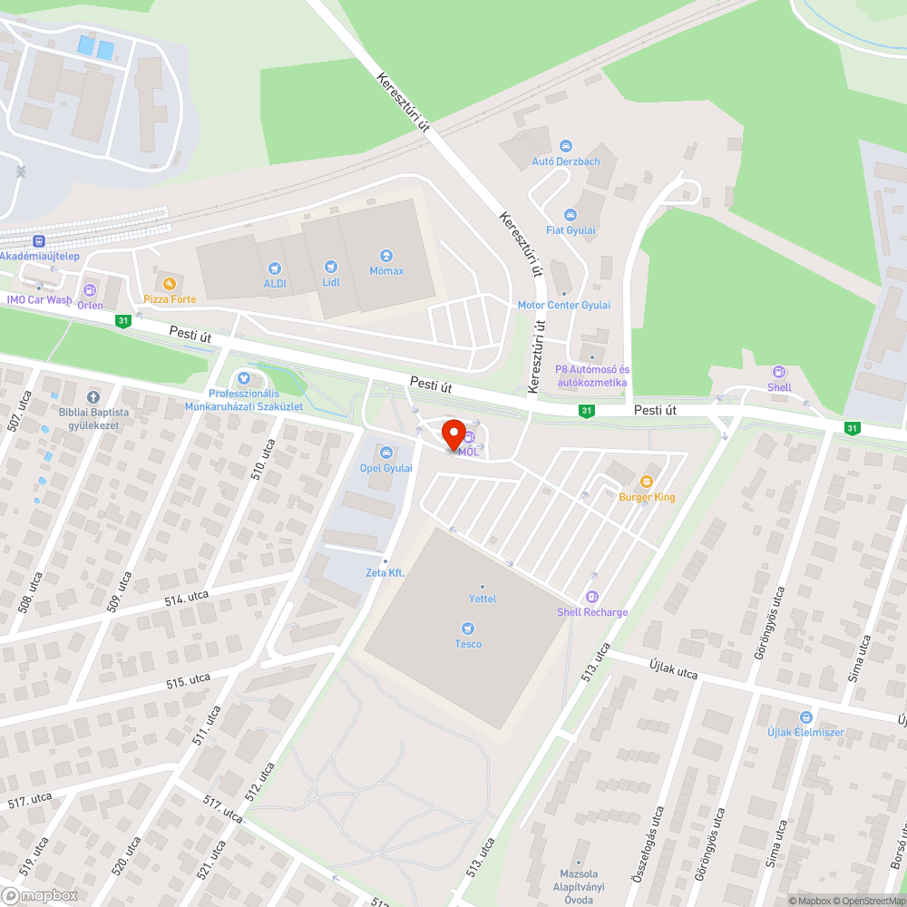 90 fok bejelentés helye