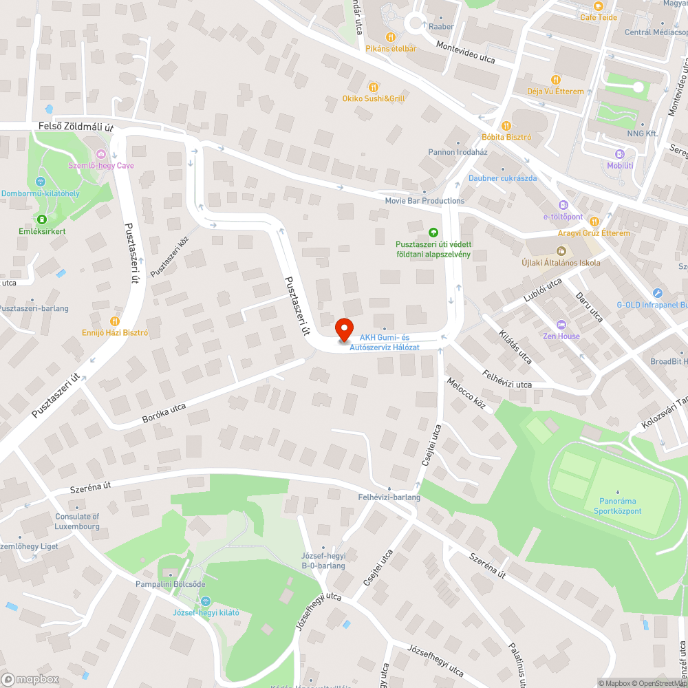 Szemét bejelentés helye