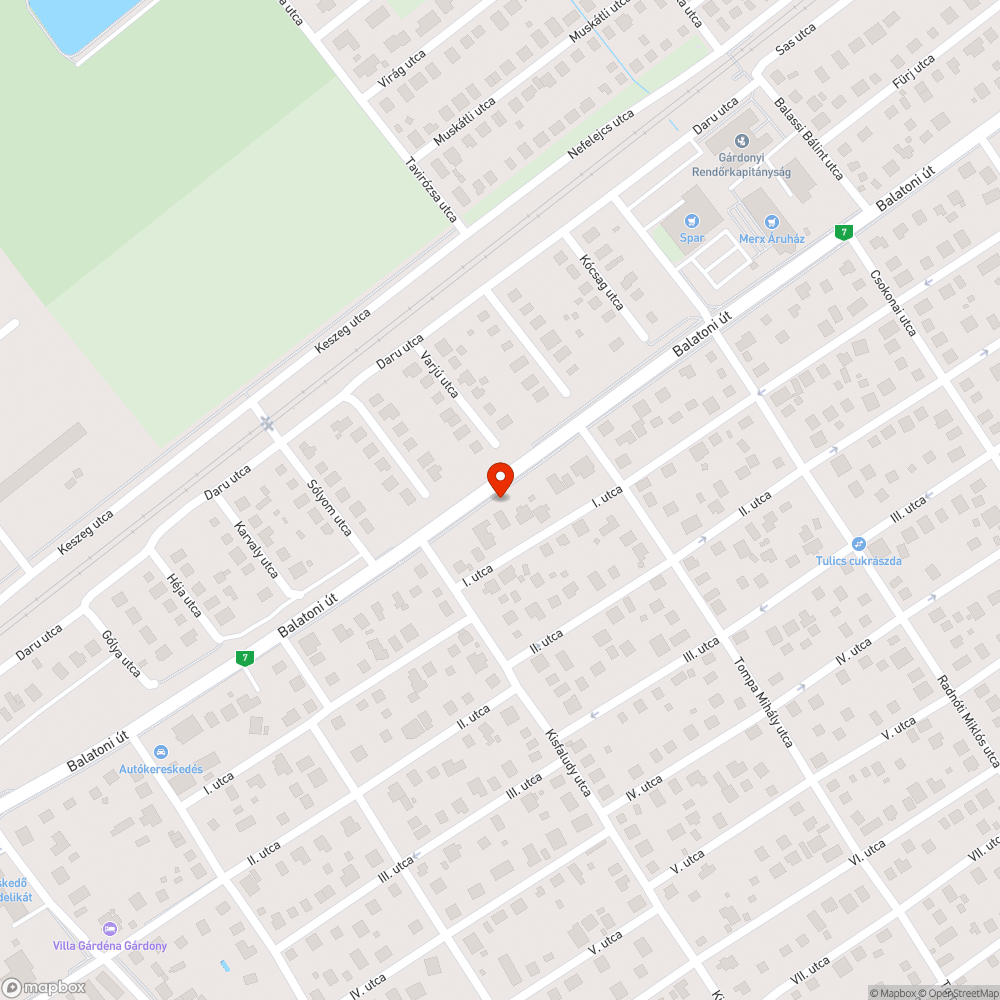 Szemetes hiánya a Kisfaludy utcai buszmegállóban bejelentés helye