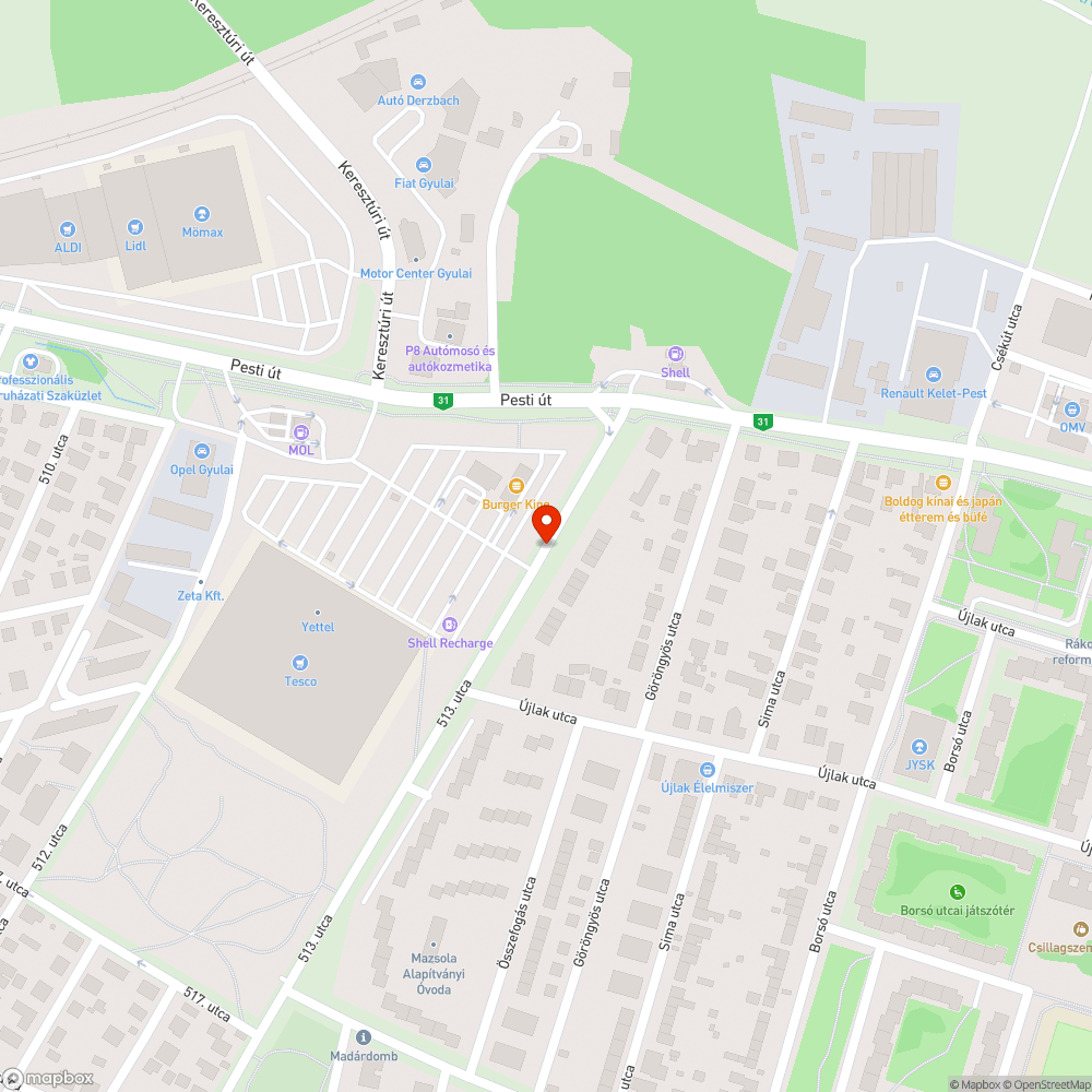 Hiányok bejelentés helye